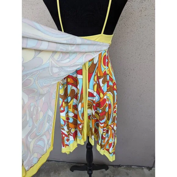 💜Colorful Geometric Print Dress by Satrustegui for Rebellion Dogs - Picture 6 of 13